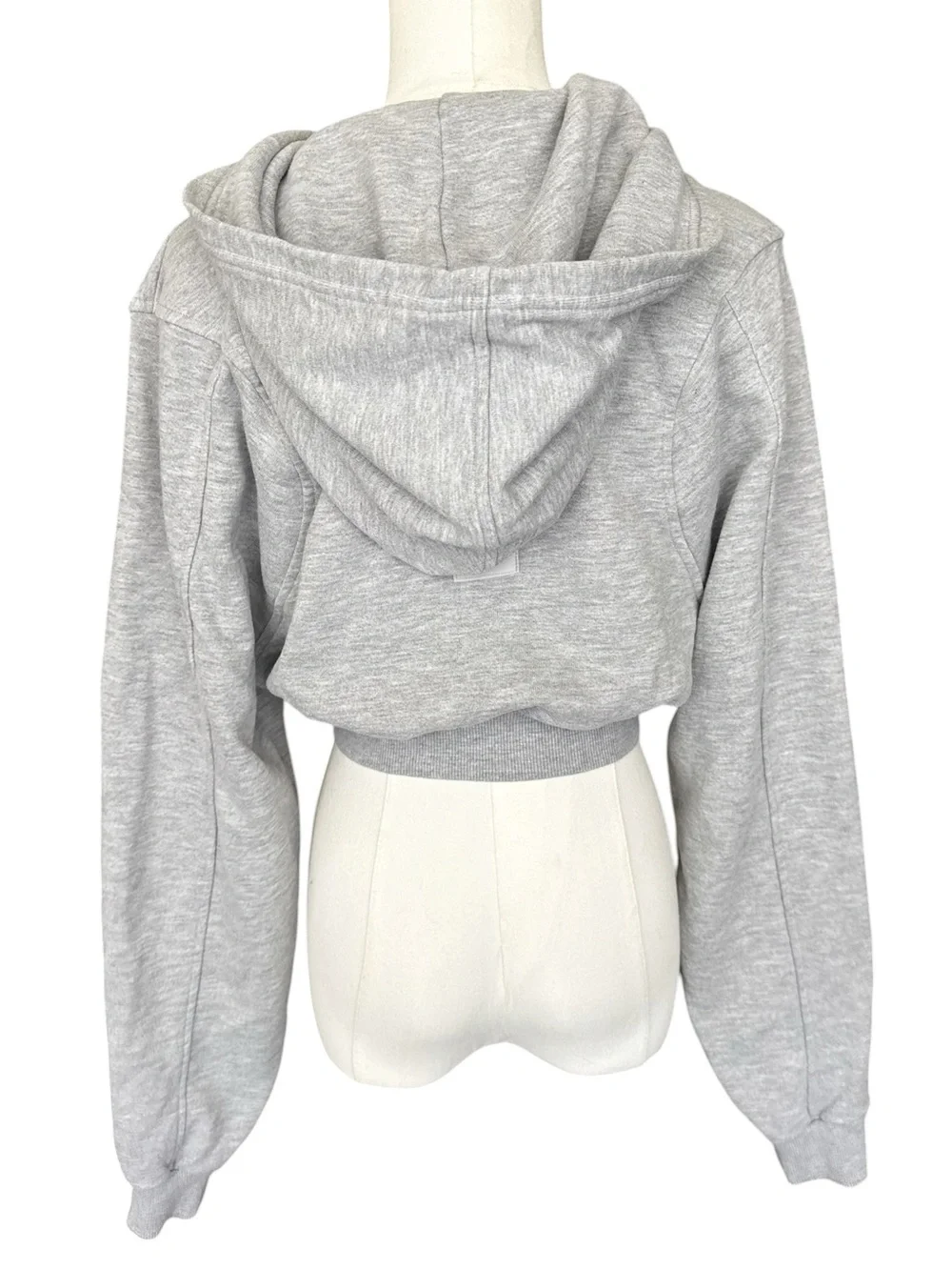 Alo Yoga Sweet Escape Zip Up Hoodie in Athletic Heather Grey Small - Picture 7 of 12